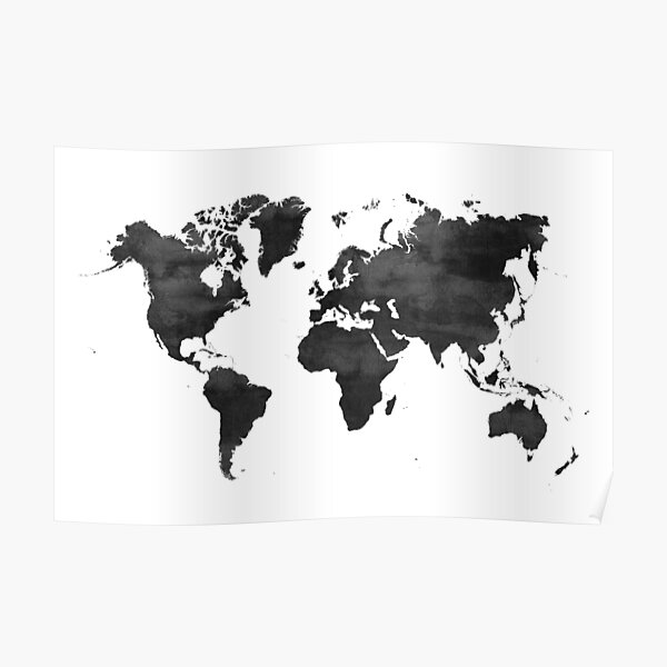 WORLD MAP Poster