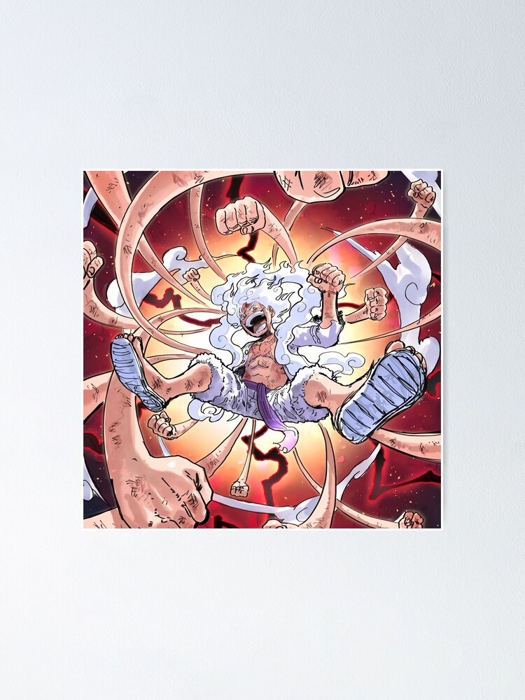 Monkey D Luffy Gear 5 - One Piece anime, an art print by Anime Sekai -  INPRNT