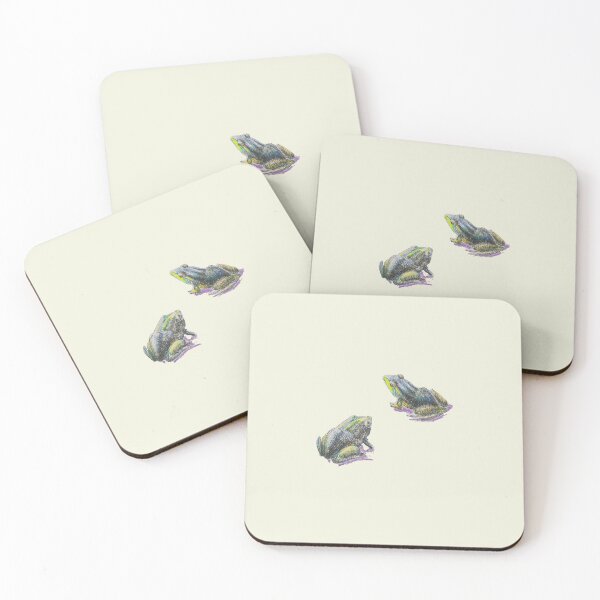 Item preview, Pair of Frogs designed and sold by Anna Effenberger Art.