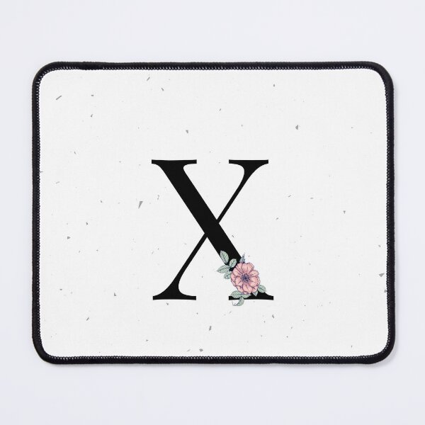 Item preview, Letter X Floral Monogram designed and sold by Pretty Pixel.