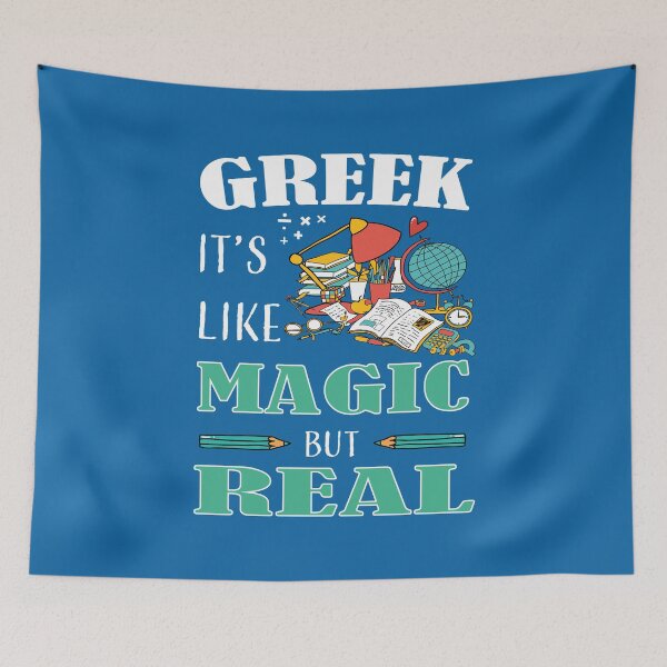 Item preview, GREEK IT'S LIKE MAGIC BUT REAL  designed and sold by LOGPRO.