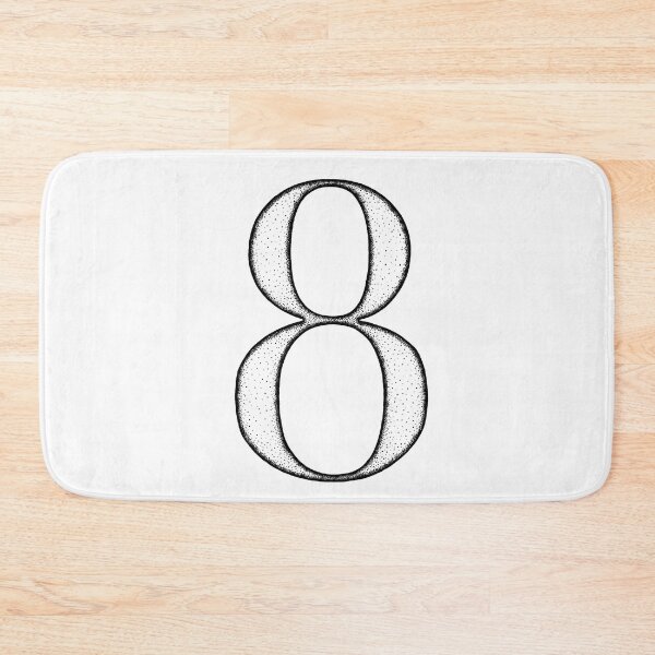 Item preview, Dotart/Dotwork illustration of Number 8 designed and sold by MagnetitaBySil.