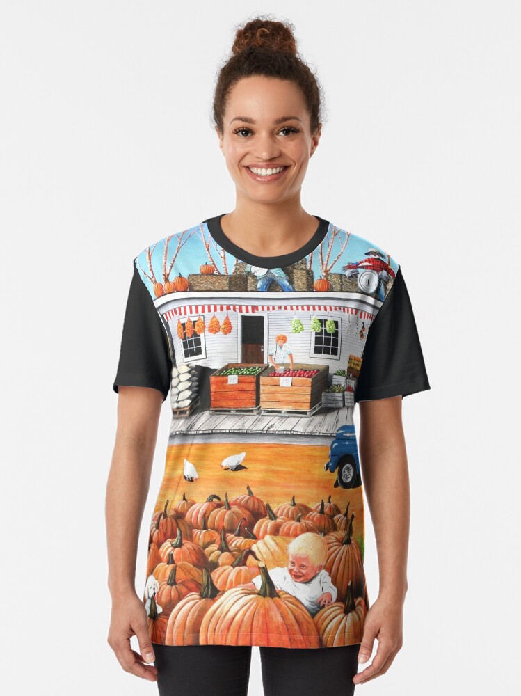 pumpkin graphic tee