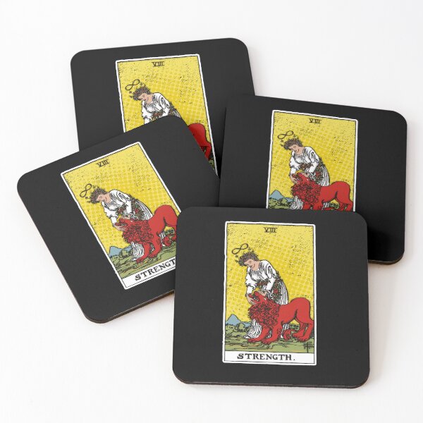 Item preview, Strength Tarot Card - Major Arcana - Fortune telling - Remix designed and sold by createdezign.