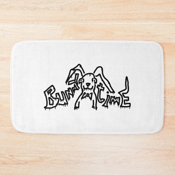 Item preview, Bunny time white, Street Art, digital drawing by Marina Daniluka designed and sold by MariDaniArt.