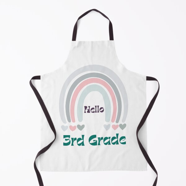 Item preview, Hello 3rd Grade Back to School Rainbow designed and sold by Salman Hino.