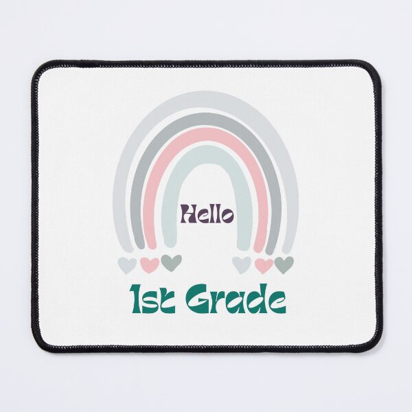 Item preview, Hello 1st Grade Back to School Rainbow designed and sold by Salman Hino.