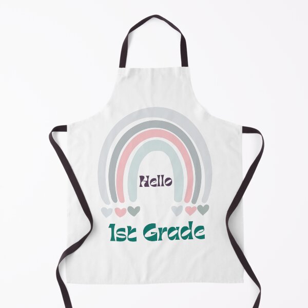 Item preview, Hello 1st Grade Back to School Rainbow designed and sold by Salman Hino.