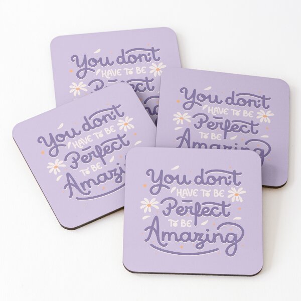 Item preview, You Don't Have to be Perfect to be Amazing by Tobe Fonseca designed and sold by Tobe Fonseca®.