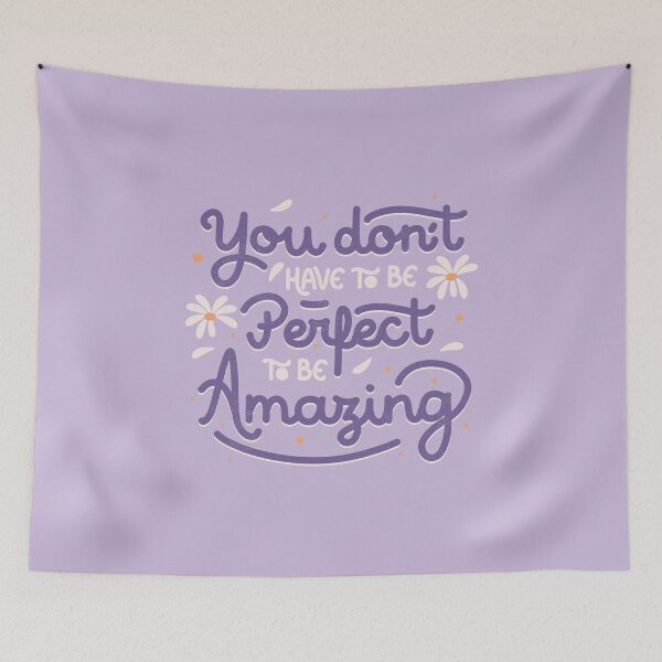 Item preview, You Don't Have to be Perfect to be Amazing by Tobe Fonseca designed and sold by Tobe Fonseca®.