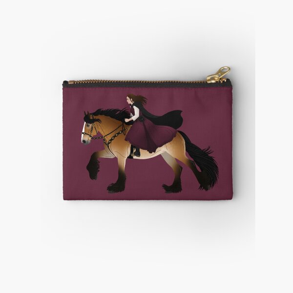 Item preview, Medieval Bay Draft Horse & Rider - Equine Rampaige designed and sold by equinerampaige.