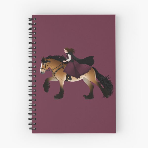 Item preview, Medieval Bay Draft Horse & Rider - Equine Rampaige designed and sold by equinerampaige.