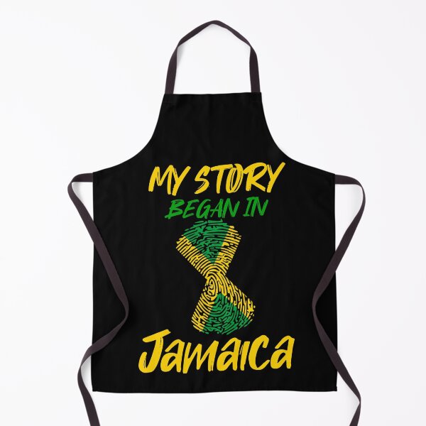 Item preview, My Story Began In Jamaica Fingerprint Jamaican Apparel designed and sold by DoctorBirdsInk.