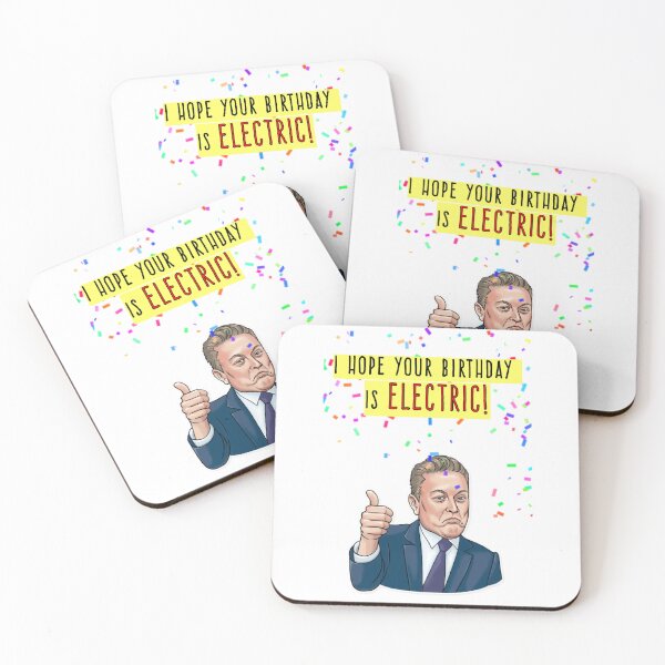 Item preview, Elon Musk Birthday, I hope your birthday is electric, Willow Days  designed and sold by avit1.