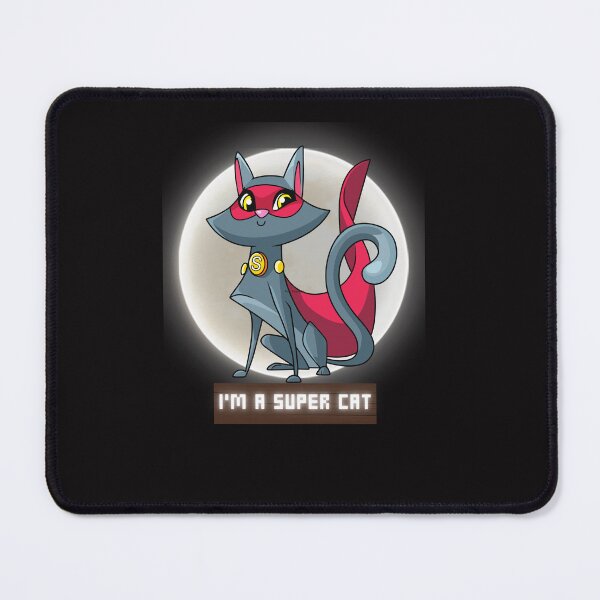 Item preview, super cat t-shirts, hero cat, funny cat, cat life is perfect t-shirts designed and sold by BLUE  bubble.