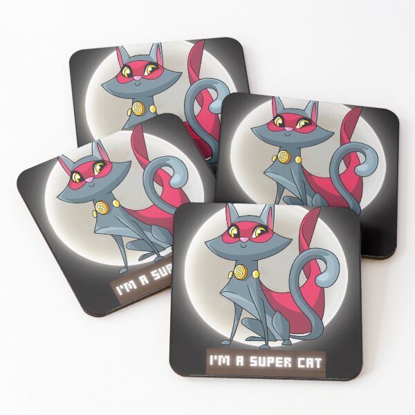 Item preview, super cat t-shirts, hero cat, funny cat, cat life is perfect t-shirts designed and sold by BLUE  bubble.