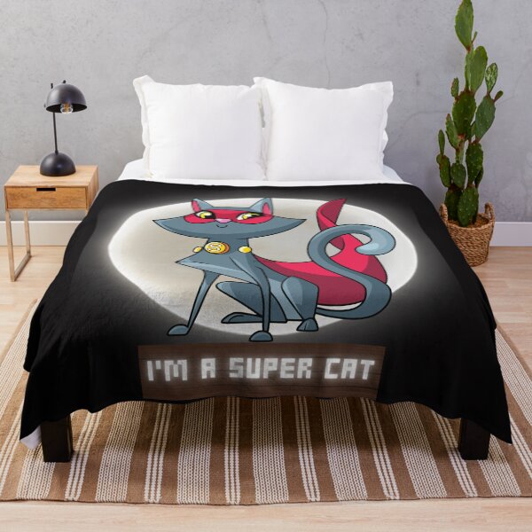 Item preview, super cat t-shirts, hero cat, funny cat, cat life is perfect t-shirts designed and sold by BLUE  bubble.