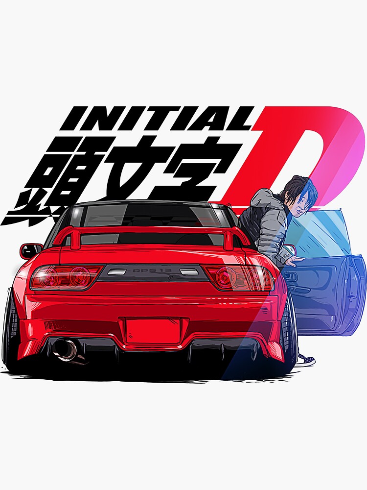 INITIAL-D - Anime And Manga - Sticker