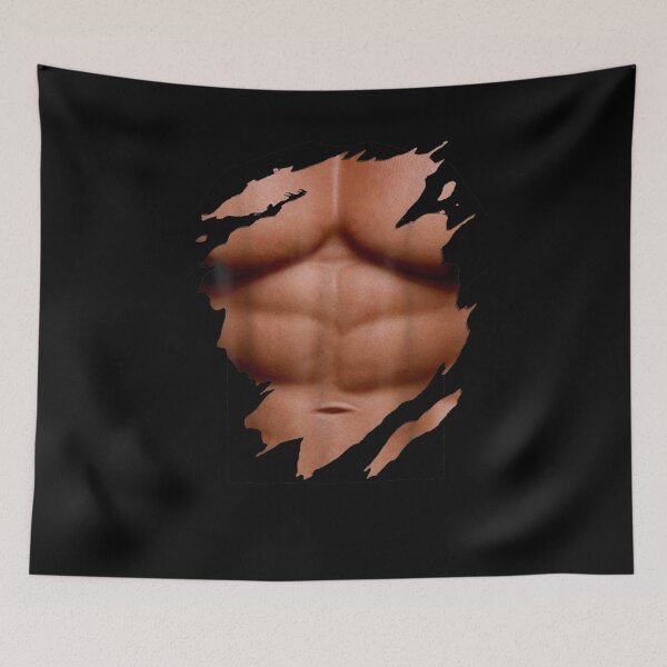 Item preview, Fake Muscle Under Halloween Costume best Mens Abs designed and sold by edensmr.
