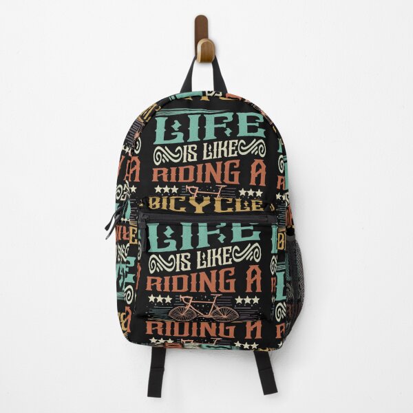 Item preview, Life is like riding a bicycle - Funny Quote designed and sold by VichallanStudio.