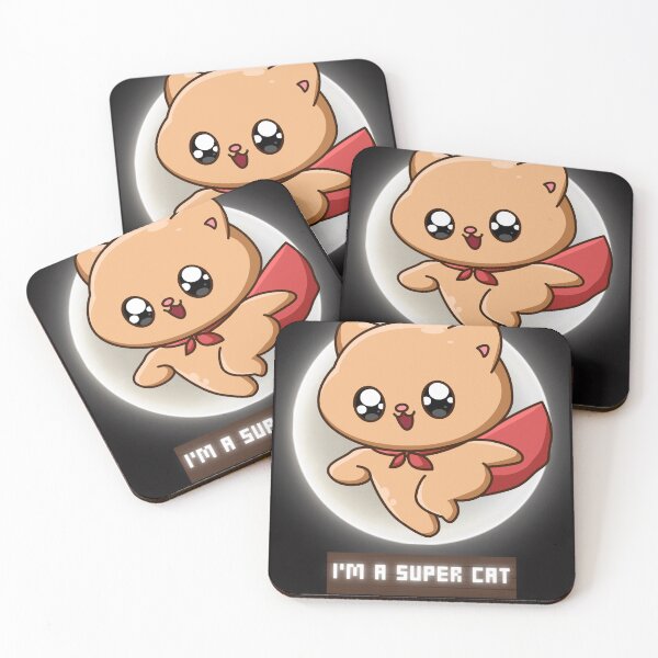Item preview,  super cat t-shirts, hero cat, funny cat, cat life is perfect t-shirts designed and sold by BLUE  bubble.