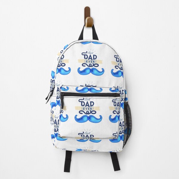 Item preview, Dad's #1 Cute Best Dad Ever Funny Blue Mustache Design designed and sold by Darlene Douglas-Jackson.