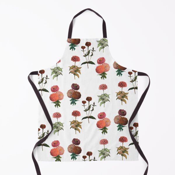 Item preview, Botanical Art Mixed Zinnia Collage designed and sold by MochaMeli.