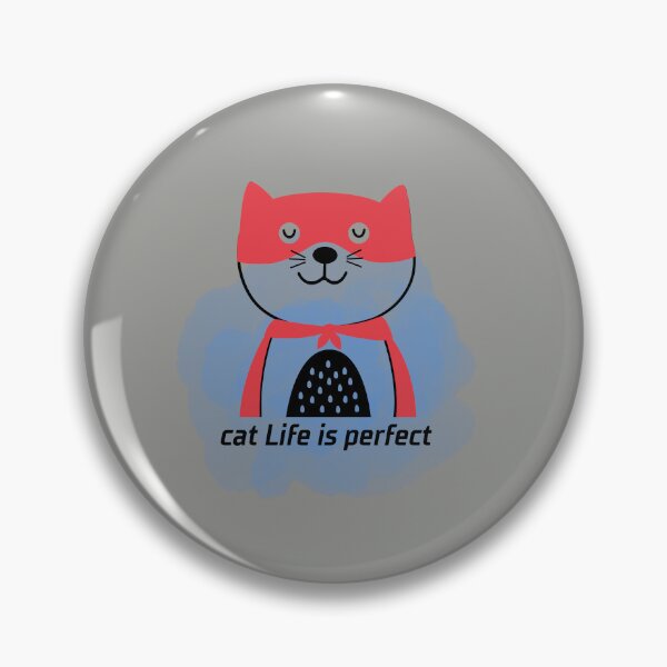 Item preview,   super cat t-shirts, hero cat, funny cat, cat life is perfect t-shirts designed and sold by BLUE  bubble.