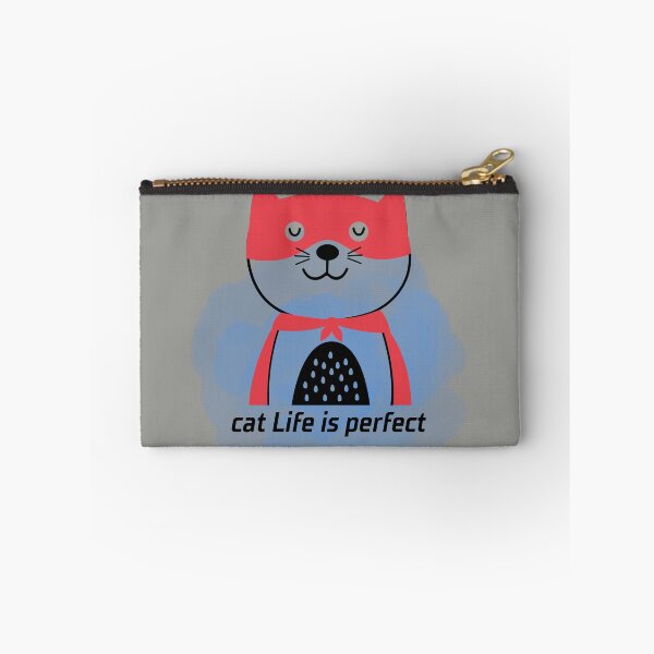 Item preview,   super cat t-shirts, hero cat, funny cat, cat life is perfect t-shirts designed and sold by BLUE  bubble.