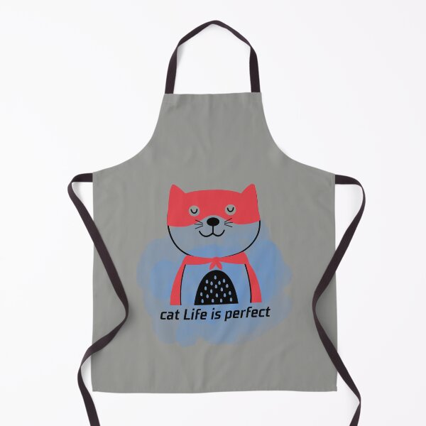 Item preview, super cat t-shirts, hero cat, funny cat, cat life is perfect t-shirts designed and sold by BLUE bubble.