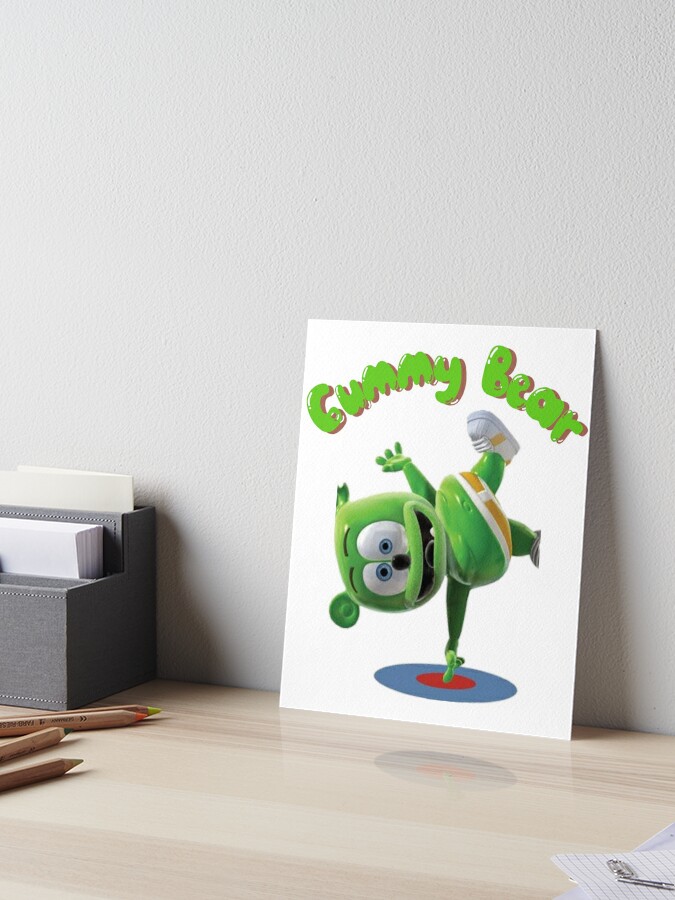 The gummy bear song . | Art Board Print