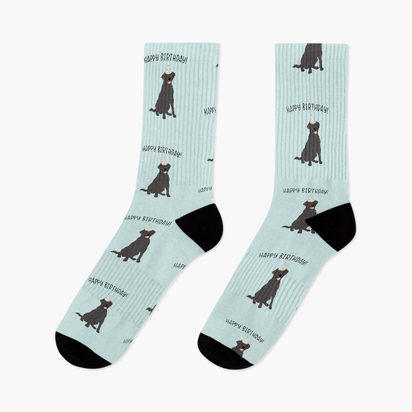 Item preview, Black Labrador Retriever Black Lab Dog Happy Birthday designed and sold by thepawster.