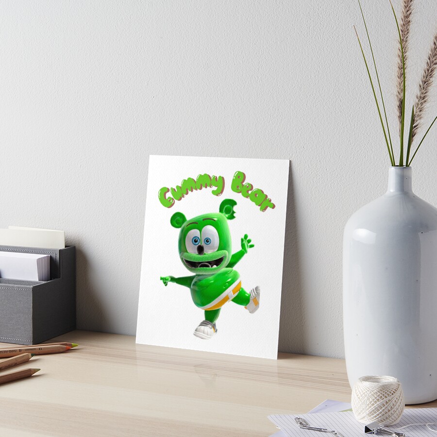 the gummy bear song Art Board Print for Sale by ALAE123SHOP