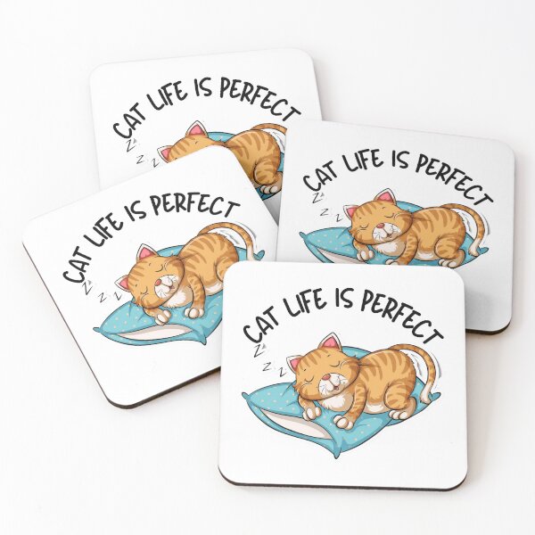 Item preview,   super cat t-shirts, hero cat, funny cat, cat life is perfect t-shirts designed and sold by BLUE  bubble.