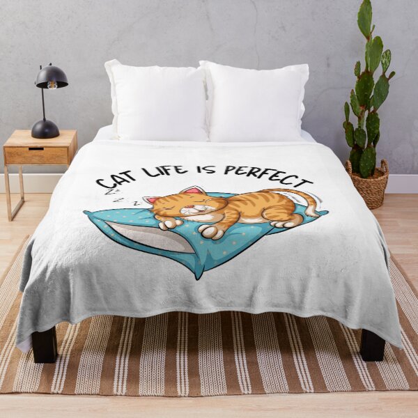 Item preview,   super cat t-shirts, hero cat, funny cat, cat life is perfect t-shirts designed and sold by BLUE  bubble.