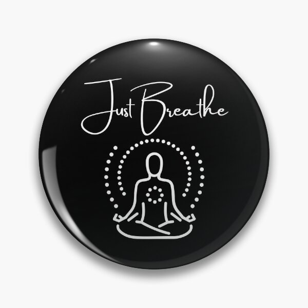Item preview, Just Breath, Meditation Lovers And Yoga Lovers designed and sold by Salman Hino.