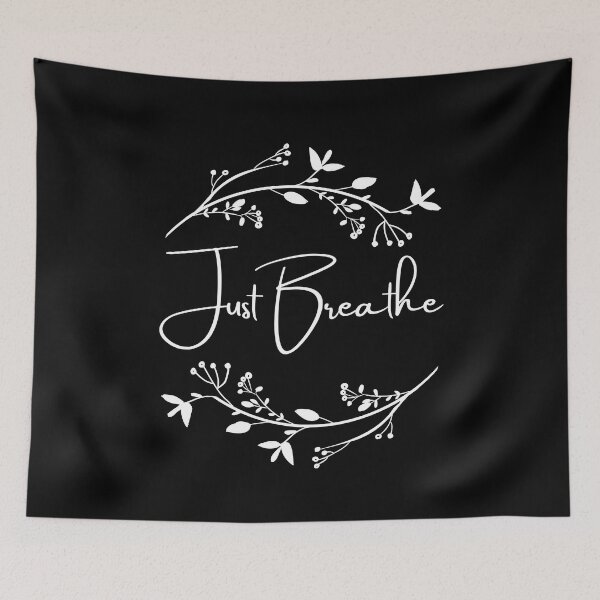Item preview, Just Breath, Meditation Lovers And Yoga Lovers designed and sold by Salman Hino.