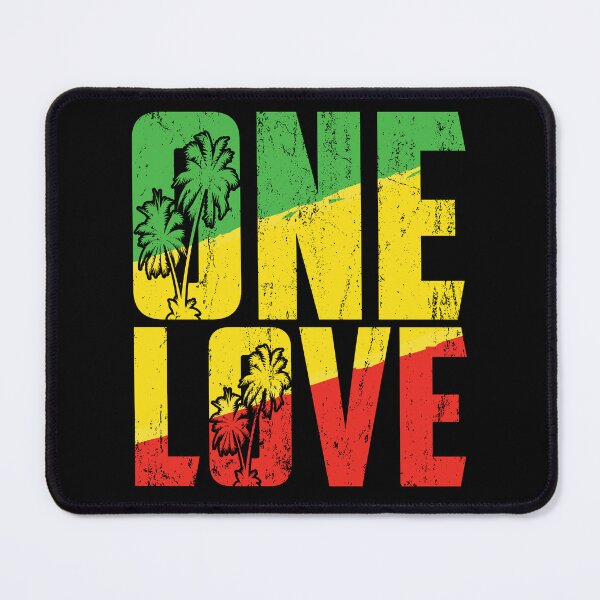 Item preview, One Love Jamaica Rasta Reggae Music Caribbean  designed and sold by DoctorBirdsInk.