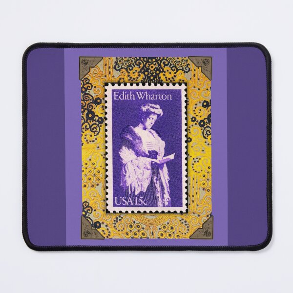 Item preview, Edith Wharton postage stamp assemblage designed and sold by ThsModernWords.