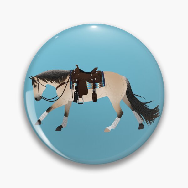 Item preview, Pale Dun Reining Horse - Equine Rampaige designed and sold by equinerampaige.
