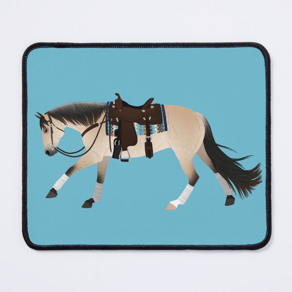 Item preview, Pale Dun Reining Horse - Equine Rampaige designed and sold by equinerampaige.