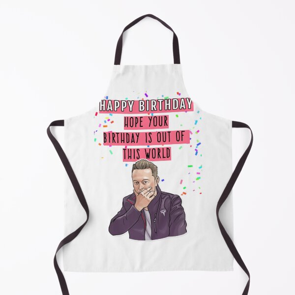 Item preview, Elon Musk Birthday, Happy Birthday Hope your birthday is out of this world, Willow Days designed and sold by avit1.