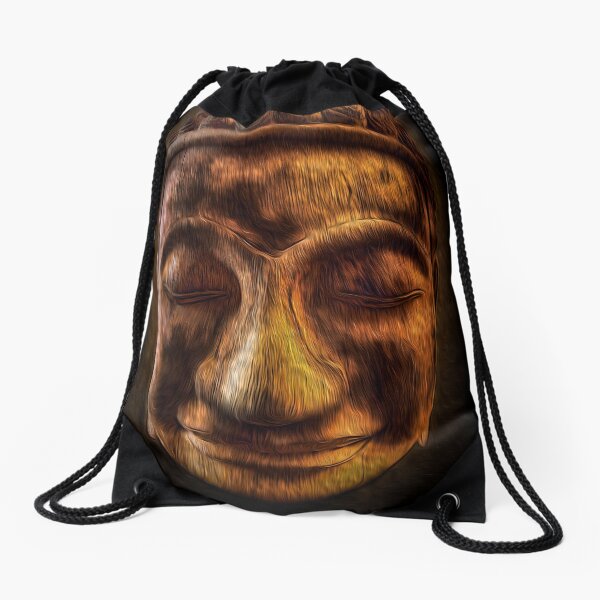 Buddha Nose Drawstring Bag