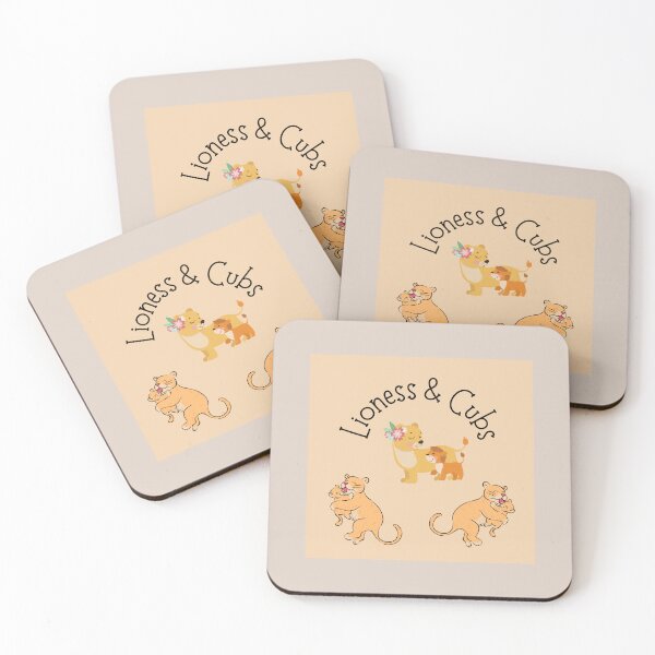 Item preview, Lioness and Cubs, Cute Mountain Lion Cub designed and sold by haRexia.