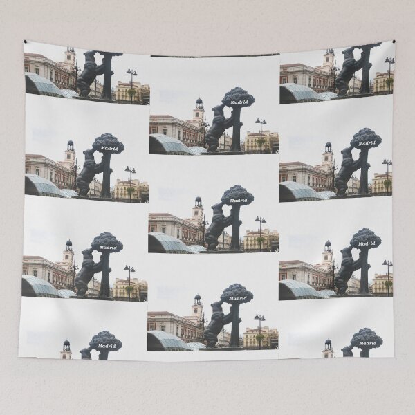 Item preview, Madrid, Spain - Famous Public Square designed and sold by leemcnut.