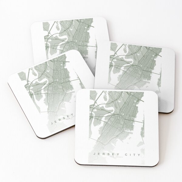 Item preview, Jersey City Map Art designed and sold by artymaps.