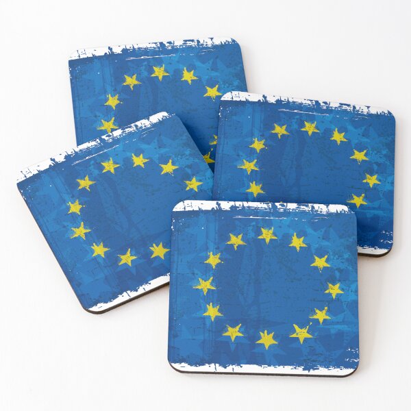 Artikelvorschau, Vintage-Flagge der Europäischen Union – Europa – offizielle EU-Flagge entworfen und verkauft von Islanr.