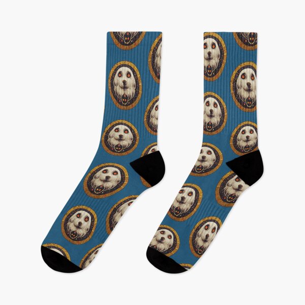 Item preview, Weird Dog Demon, cute, Occult Retro Surrealism designed and sold by MoreMachine.