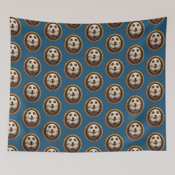 Item preview, Weird Dog Demon, cute, Occult Retro Surrealism designed and sold by MoreMachine.