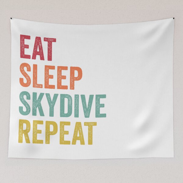 Item preview, Eat Sleep Skydive Repeat designed and sold by SarahJisri.